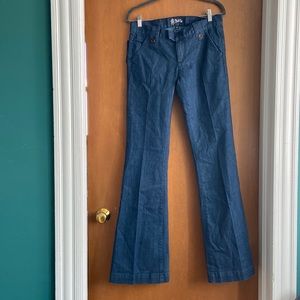 Wide leg/ flare jeans size 28